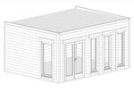 Abri de jardin moderne « Grace » | 5 x 4 m – Image 8