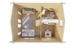 Chalet sans permis avec mezzanine « Bruno 2 » | 5 x 4 m – Image 4