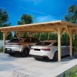 Carport double en bois « Dora XL » | 6 x 5 m