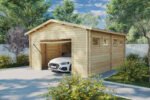 Garage en bois en kit « Hansa J » | 6 x 5 m – Image 4