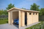 Garage préfabriqué en kit bois « Hansa Garage A » | 3 x 6 m