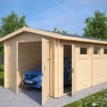 Garage préfabriqué en kit bois « Hansa Garage A » | 3 x 6 m
