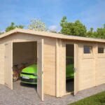 Abri pour voiture en bois « Hansa B » | 5 x 6 m