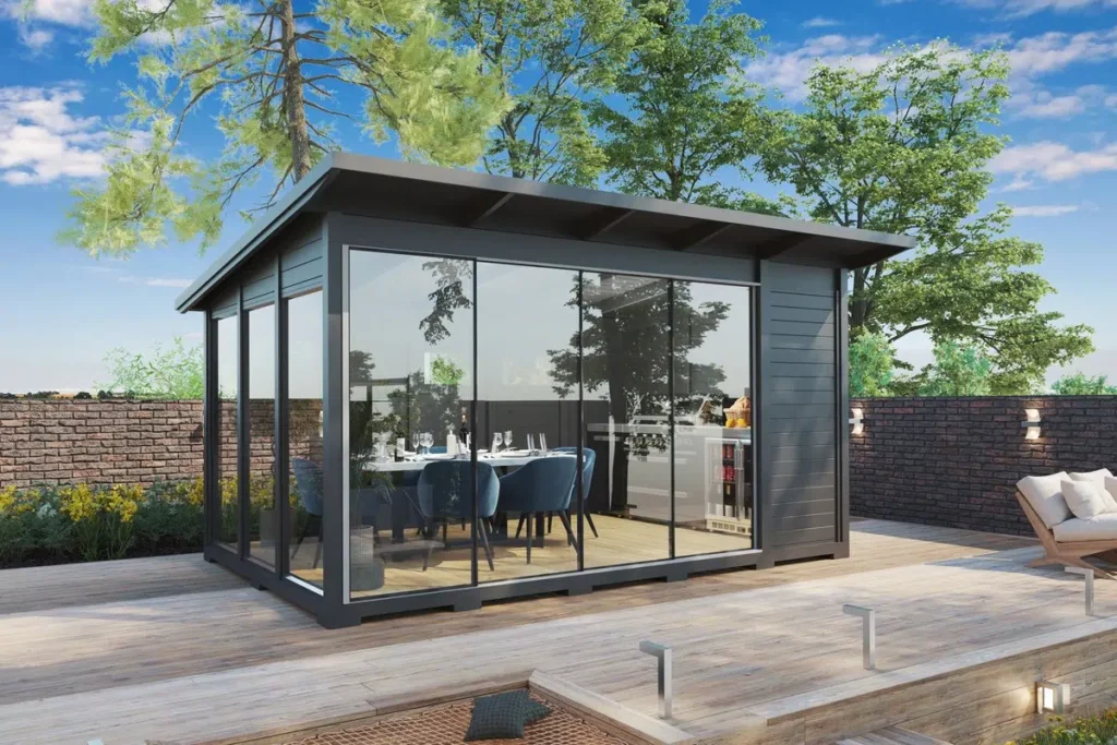 garden-house-clara-g0417-01-1024x683 Abri de jardin moderne « Clara » | 5 x 3 m – Image 1