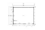 Salle de jardin toit plat « Ian A » | 5 x 4 m – Image 3