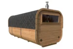 Grand sauna tonneau contemporain | 5 x 2 m – Image 3