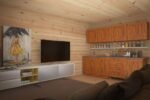 Studio de jardin en kit « Ian E » | 5 x 4 m – Image 5