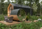 Petit sauna tonneau | 3 x 2 m