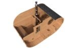 Petit sauna ovale extérieur | 4 x 2 m – Image 8