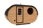 Petit sauna ovale extérieur | 4 x 2 m – Image 9