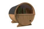 Sauna tonneau extérieur avec auvent | 3 x 2 m – Image 10