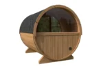 Sauna tonneau extérieur avec auvent | 3 x 2 m – Image 14