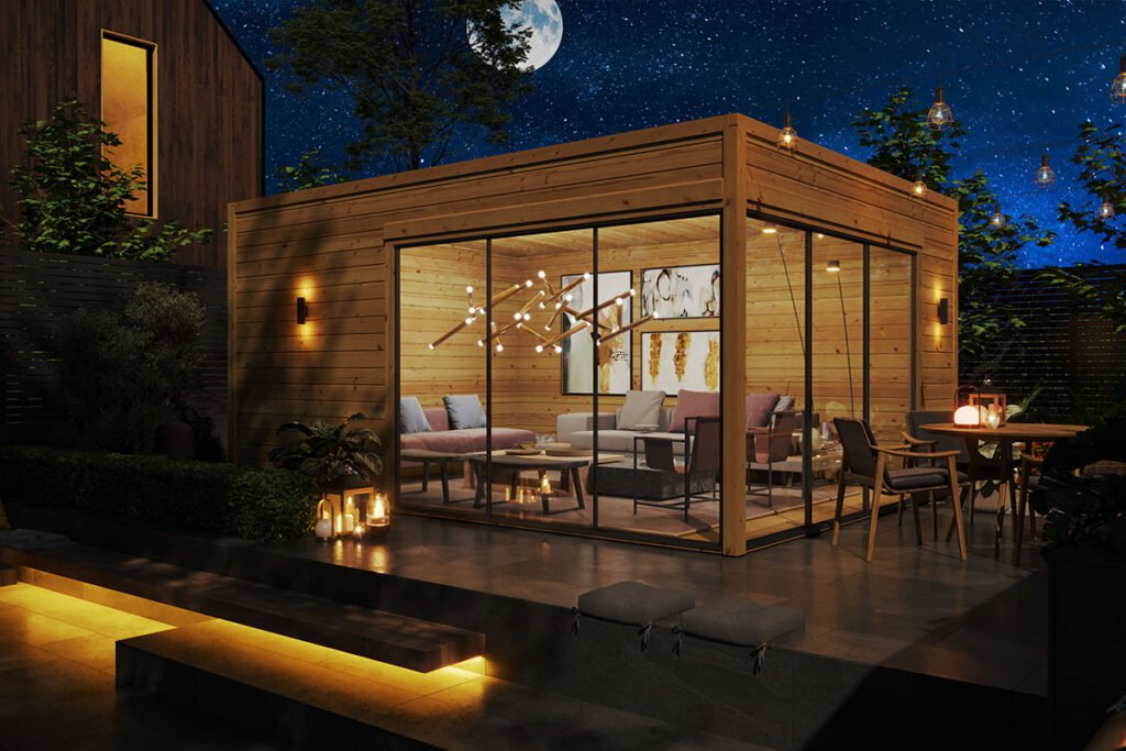 Moder garden room "Grace ALU" | G0370 Studio de jardin « Grace Alu » | 5 x 4 m – Image 1
