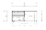 Sauna de jardin moderne « Nord » | 5 x 2 m – Image 10
