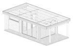 Grand sauna extérieur « Serenity » | 8 x 4 m – Image 8