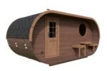Sauna ovale extérieur | 5 x 2 m – Image 6
