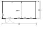 Abri de jardin design « Liam » | 6 x 3 m – Image 9