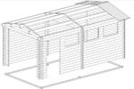 Garage préfabriqué en kit bois « Hansa Garage A » | 3 x 6 m – Image 4