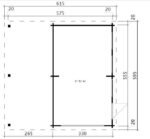 Carport garage toit plat « Hansa H » | 6 x 6 m – Image 4