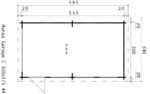 Garage en bois « Hansa Garage C » | 3 x 6 m – Image 4