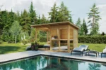 Petit sauna avec terrasse « Felix » | 4 x 2 m