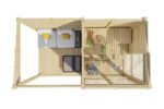 Petit sauna avec terrasse « Felix » | 4 x 2 m – Image 3