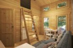 Chalet bois avec mezzanine sans permis « Bruno 1 » | 5 x 4 m – Image 8