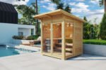 Petite sauna de jardin « Nova » | 2 x 2 m – Image 2