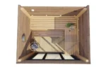 Petit sauna de jardin « Sogne » | 3 x 2 m – Image 6