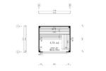 Petit sauna de jardin « Sogne » | 3 x 2 m – Image 8