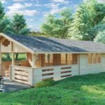 Maison en bois en kit « Holiday F » | 7 x 12 m
