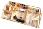 Maison en bois en kit « Holiday F » | 7 x 12 m – Image 8