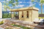 Véranda bois toit plat « Aurora » | 6 x 3 m – Image 3
