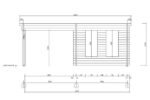 Véranda bois toit plat « Aurora » | 6 x 3 m – Image 7