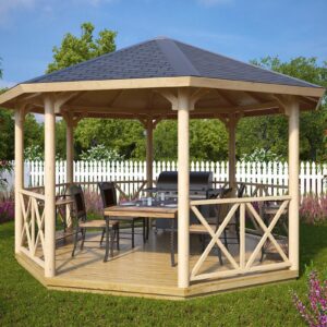 Tonnelle de jardin « Lotte XL » 15 m² | 5 x 5 m
