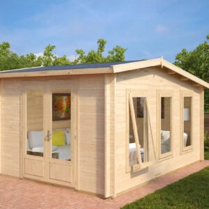 Studio de jardin en bois « Eva X » 12 m² | 3 x 4 m