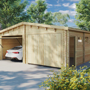 Garage Double « Hansa Deluxe E » 37 m² | 6 x 7 m