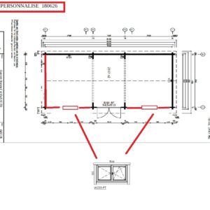Studio de jardin MME BEAUMONT SUR MESURE RM260484 30 m² | 4 x 8 m  70MM