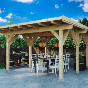 Pergola en bois « Dora » | 4 x 5 m