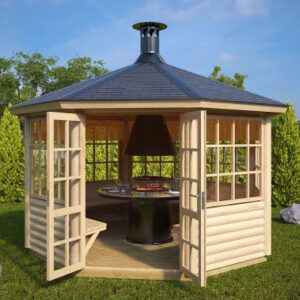 Abri barbecue fermé « Seattle 8 » 9 m² | 4 x 3 m