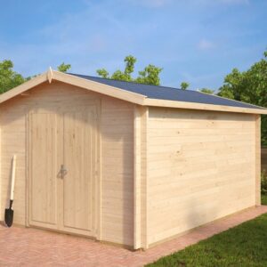 Abri de jardin de rangement en kit « Eva A » 12 m² | 3 x 5 m