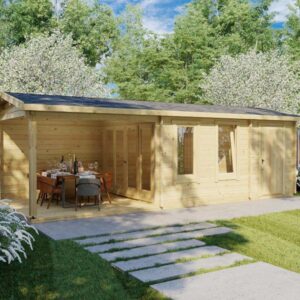Abri de jardin « Super Nora E » 15 m² | 8 x 3 m