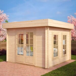 Abri de jardin toit plat « Lucas B » 9 m² | 3 x 3 m