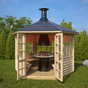 Abri pour barbecue « Seattle 6 » 6 m² | 3 x 3 m