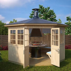 Abri pour barbecue « Festival 8 » 9 m² | 4 x 3 m