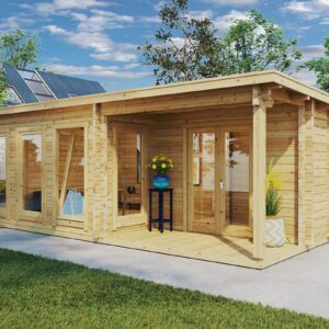 Studio de jardin bois « Malaga 2 » 22 m² | 7 x 4 m