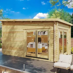 Bureau de jardin « Roland 1 » 14 m² | 5 x 3 m