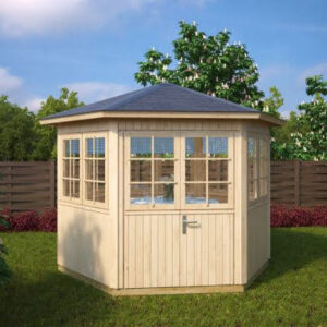Pavillon de jardin en bois « Festival » 6 m² | 3 x 3 m