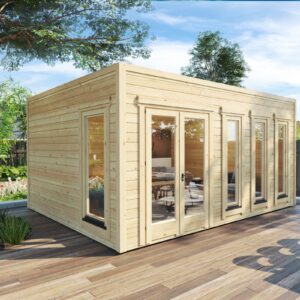 Abri de jardin moderne « Grace » 19 m² | 5 x 4 m