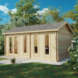 Chalet de jardin au sol « Linda » 16 m² | 3 x 6 m